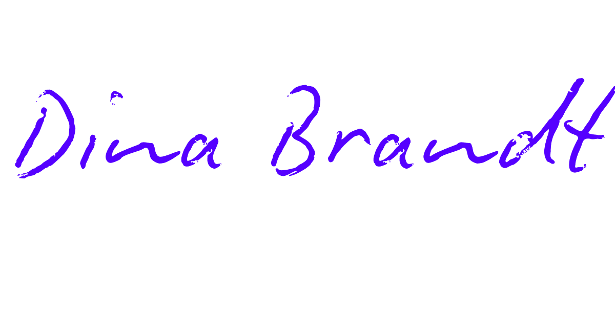 Diese Abbildung zeigt das Logo von Dina Brandt mit Claim.
